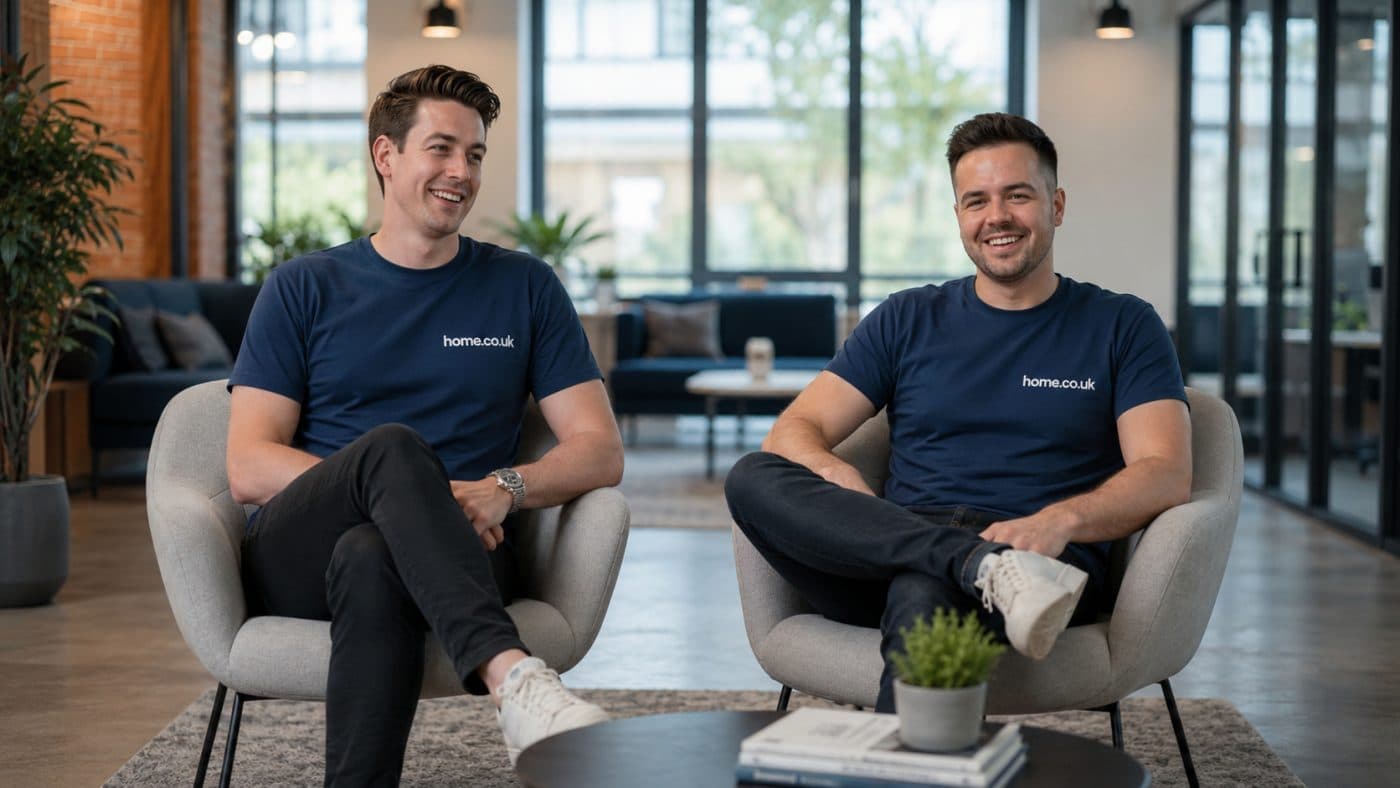 The Home founding team at the office