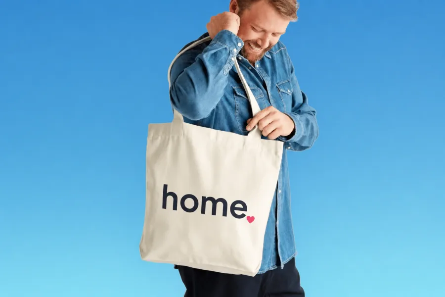 Estate-agency Tote bags, branded